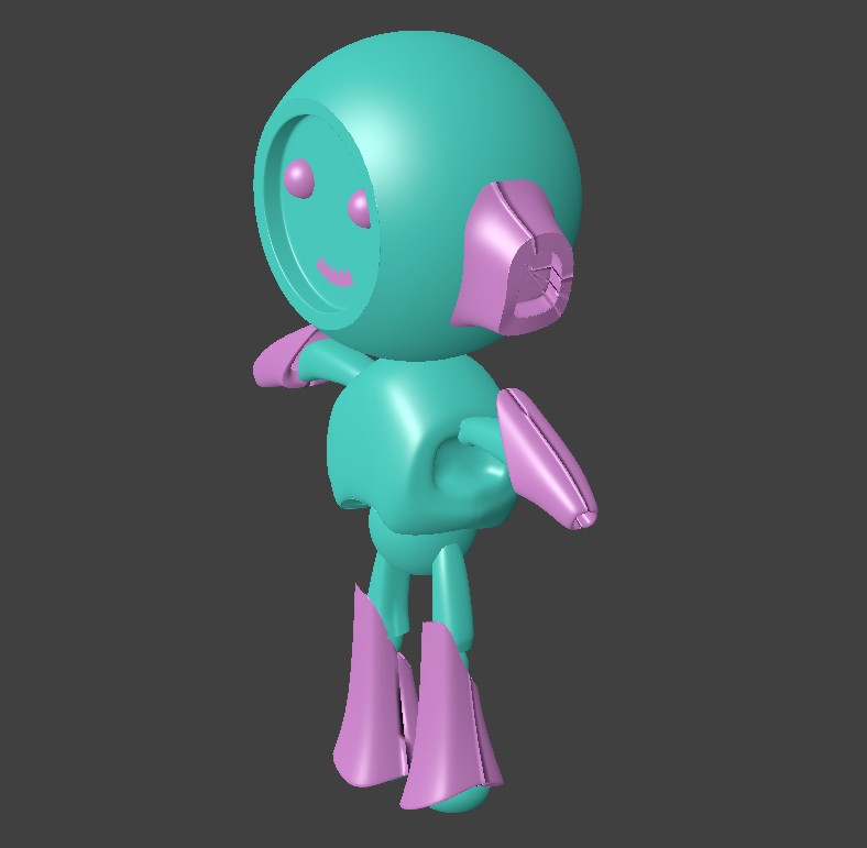 Robot High Poly preview image 2